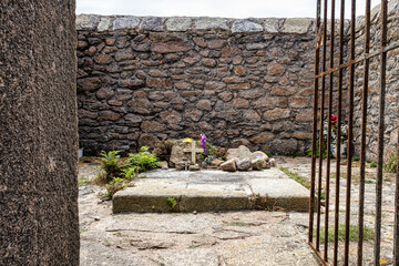 Cemiterio dos Ingleses, the cemetery of the Englishmen at Costa da Morte, the Death Coast in...