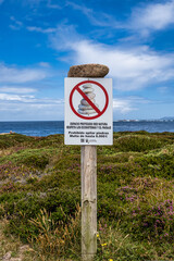 Cemiterio dos Ingleses, the cemetery of the Englishmen at Costa da Morte, the Death Coast in northern Galicia, Spain
