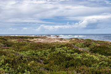 Cemiterio dos Ingleses, the cemetery of the Englishmen at Costa da Morte, the Death Coast in...