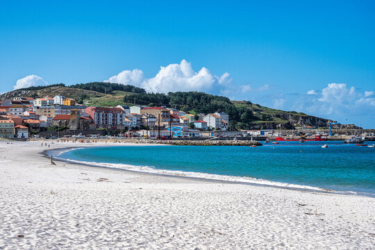 Landscape at the Beach of Laxe, Praia de Laxe also Playa De Laxe, Spain Galicia Costa da Morte