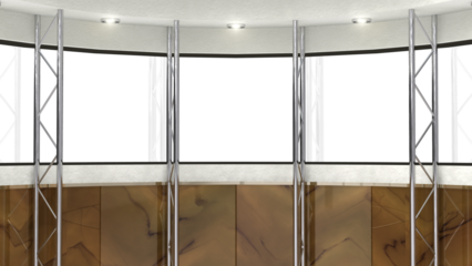 背景素材 スタジオセット 合成用 窓反射あり png