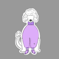 Dog illustration 4