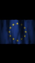 [縦動画] EUの旗