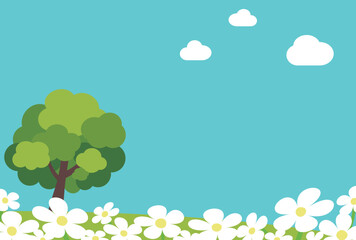 背景イラスト_樹木