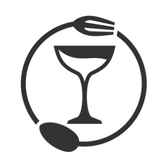 Restaurant logo template Icon Illustration Brand Identity vector