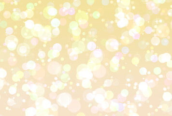 背景素材_玉ボケ_黄色