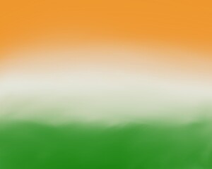 Fototapeta na wymiar Indian flag colour background 