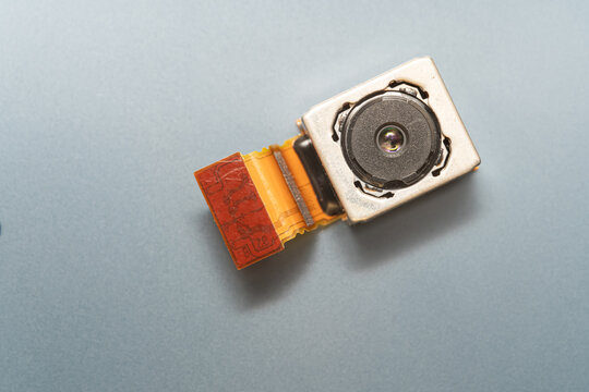 camera modules being used in mobile phones. development of mobile cameras. Digital camera lens part. sensor and technology smartphone new high resolution cameras. Mobile phone camera module