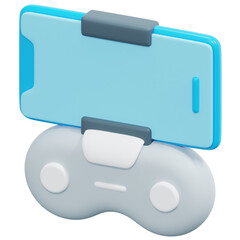 remote control 3d render icon illustration