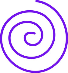 Abstract spiral shape illustration