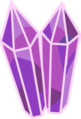 amethyst crystal icon