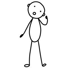 Cute Stick Figure Cartoon