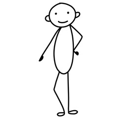 Cute Stick Figure Cartoon
