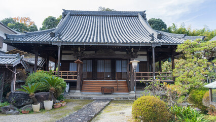 向原寺の本堂／推古天皇の豊浦(toyura)宮跡・豊浦(toyura)寺講堂跡／日本奈良県明日香村