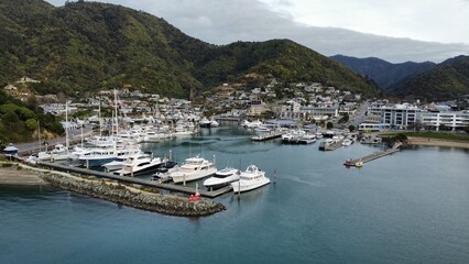 Harbour of yachts. 