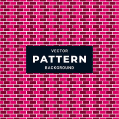 brick wall pattern background vector illustration