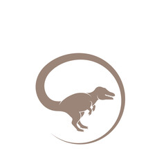 tyrannosaur icon vector design template