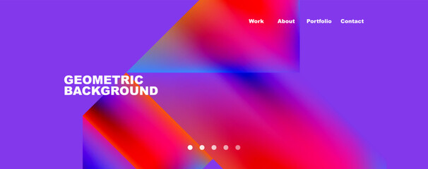 Dynamic lines, triangles, rectangles geometric abstract background. Vector Illustration For Wallpaper, Banner, Background, Card, Book Illustration, landing page