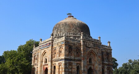 Closeup of Lodhi garden dome, new delhi, India