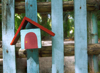 little home red roof home decoration stuff