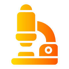 microscope gradient icon
