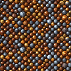 seamless texture of steampunk marbles