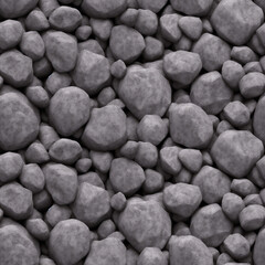 seamless texture of gray rocks