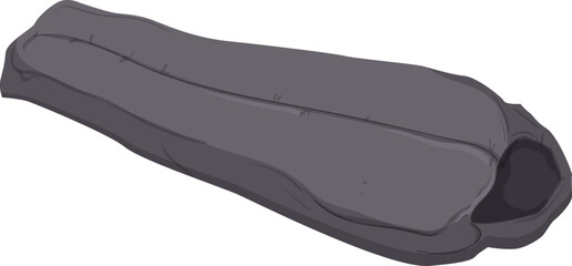 camp bag sleeping color icon vector. camp bag sleeping sign. isolated symbol illustration