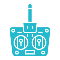 Remote Multicolor Glyph Icon