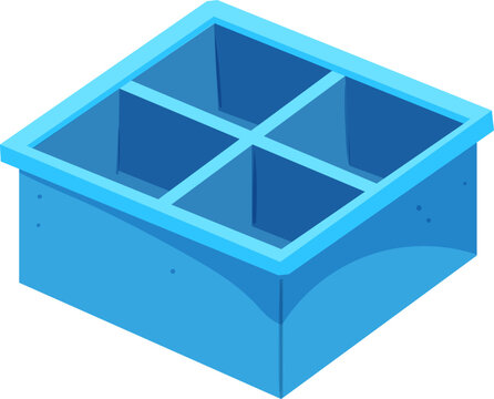 freezer ice cube tray color icon vector. freezer ice cube tray sign. isolated symbol illustration