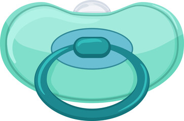 soother pacifier baby color icon vector. soother pacifier baby sign. isolated symbol illustration