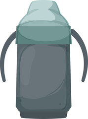 baby sippy cup cartoon. baby sippy cup sign. isolated symbol vector illustration