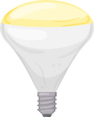 control smart light bulb cartoon. control smart light bulb sign. isolated symbol vector illustration