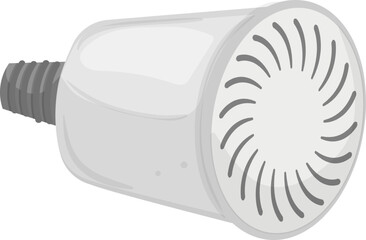 creative smart light bulb cartoon. creative smart light bulb sign. isolated symbol vector illustration