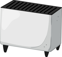 humidiffer ionizer air cartoon. humidiffer ionizer air sign. isolated symbol vector illustration