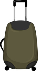 travel luggage bag cartoon. travel luggage bag sign. isolated symbol vector illustration