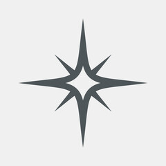 Obraz premium Star north quality vector illustration cut