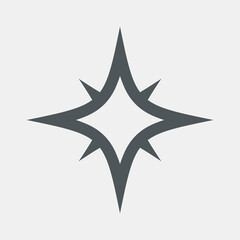 Obraz premium Star north quality vector illustration cut