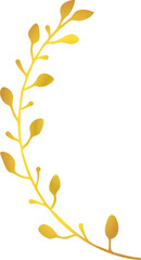 Gold Branch Leaf Laurel