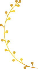 Gold Branch Leaf Laurel