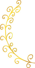 Gold Branch Leaf Laurel