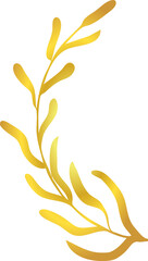 Gold Branch Leaf Laurel