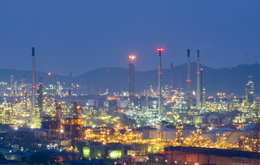 Fototapeta na wymiar Picture of petrochemical industry and oil refinery
