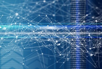 Abstract digital Technology Background Image