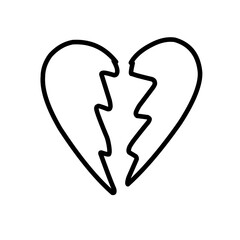 Heartbreak Doodle Icon