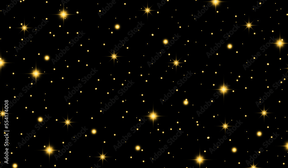 Poster Abstract twinkle star pattern in space for background