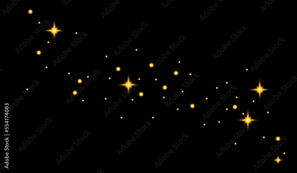Poster abstract twinkle star for background and overlay