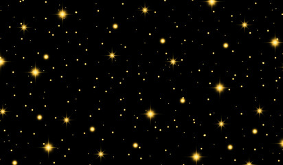 Fototapeta na wymiar Abstract twinkle star pattern in space for background