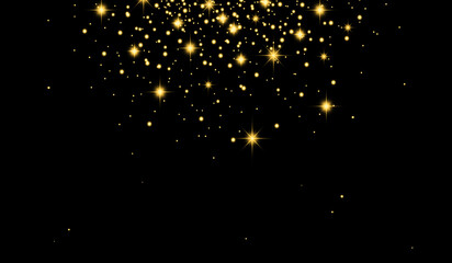Sparkling stars for abstract backgrounds and overlays