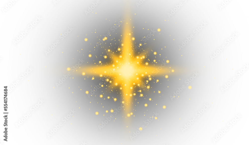 Poster twinkle golden star pattern for photo effect and overlay. abstract blurry star light texture for bac